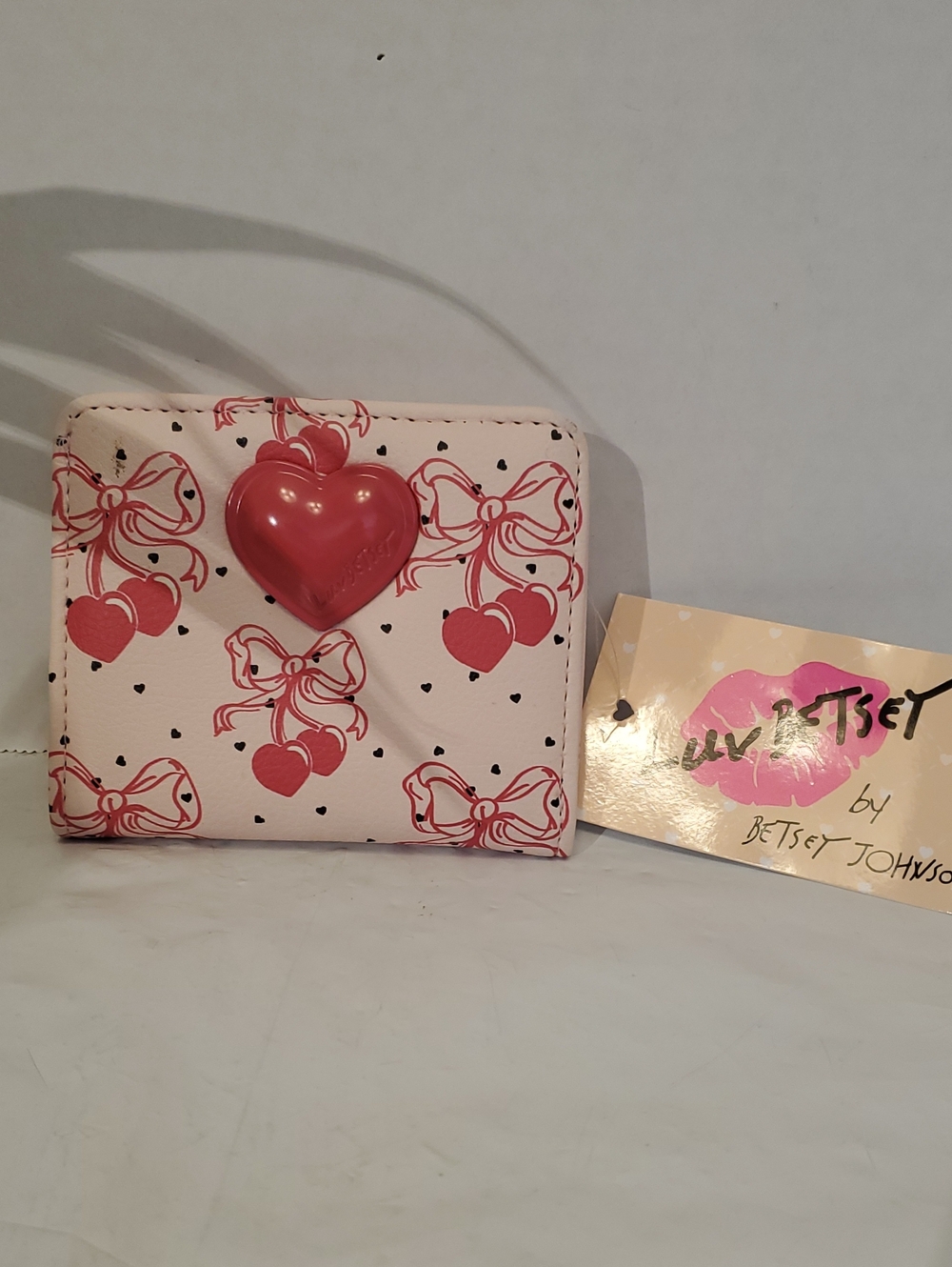 Betsey Johnson Pink Heart Wallet